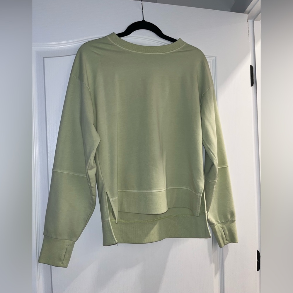 Light green workout sweater